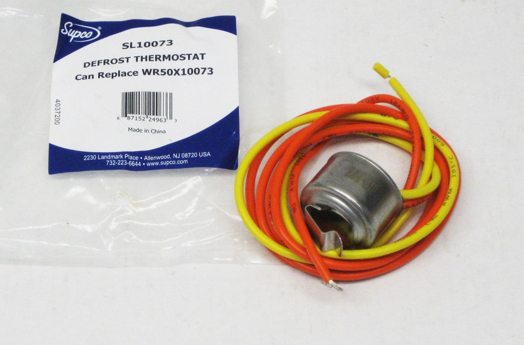 SL10073 Supco Refrigerator Defrost Thermostat for GE WR50X10073