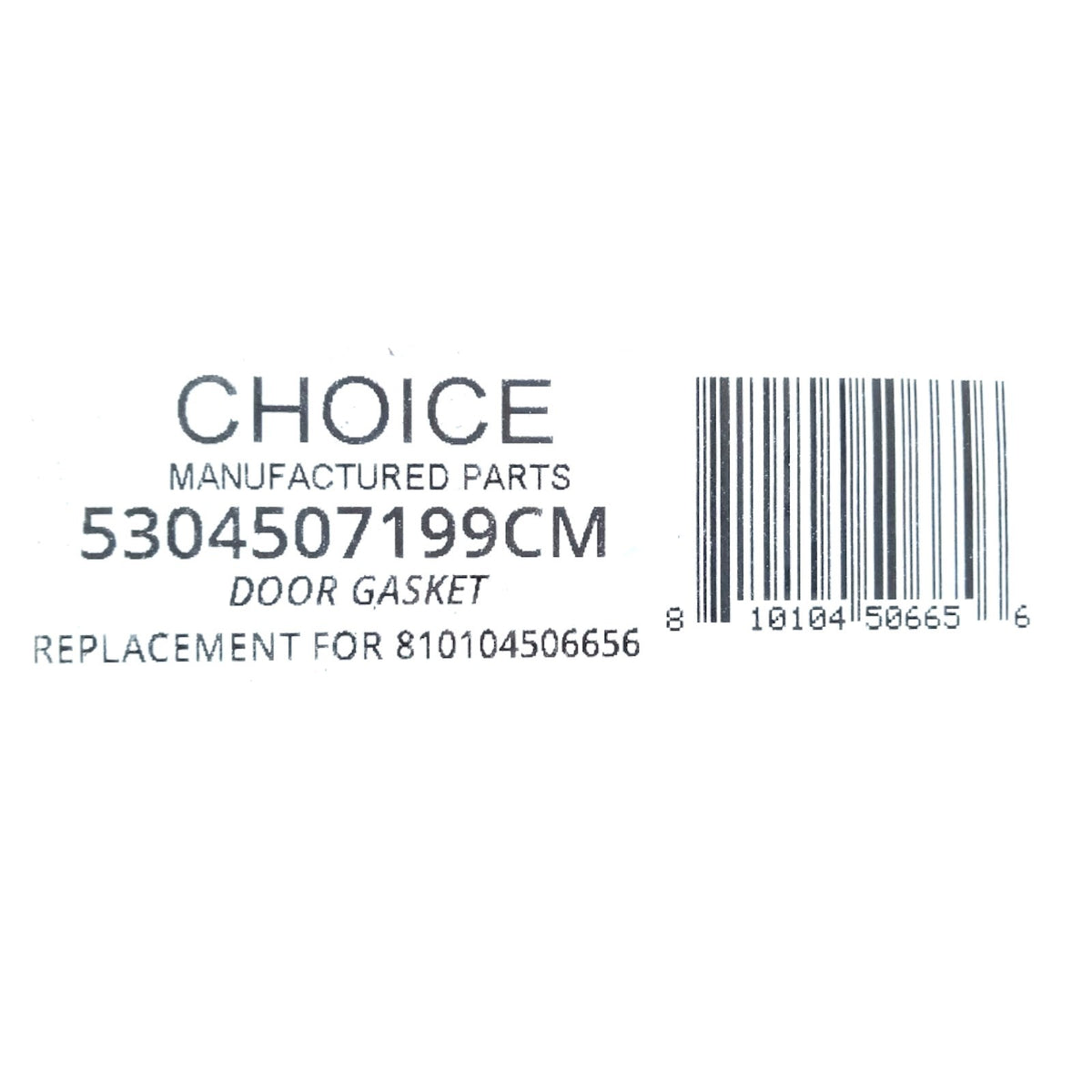 Choice Part 5304507199 Freezer Door Gasket for Frigidaire Gibson 20cf