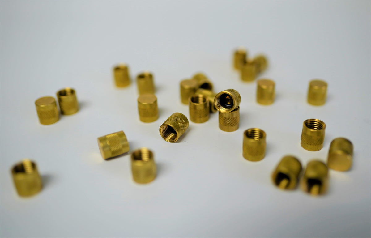 25 Pack of 1/4 inch Flare Caps for Refrigeration Access Ports C&D CD2245/25