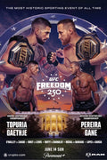 UFC Freedom 250 Topuria vs. Gaethje Reprint 12x18 - Poster | Canvas Wall Art Print
