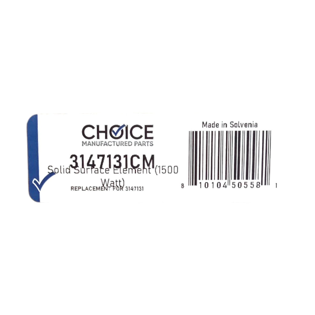 Choice 3147131 Range 6" Cast Iron Surface Burner Element for Whirlpool WP3147131