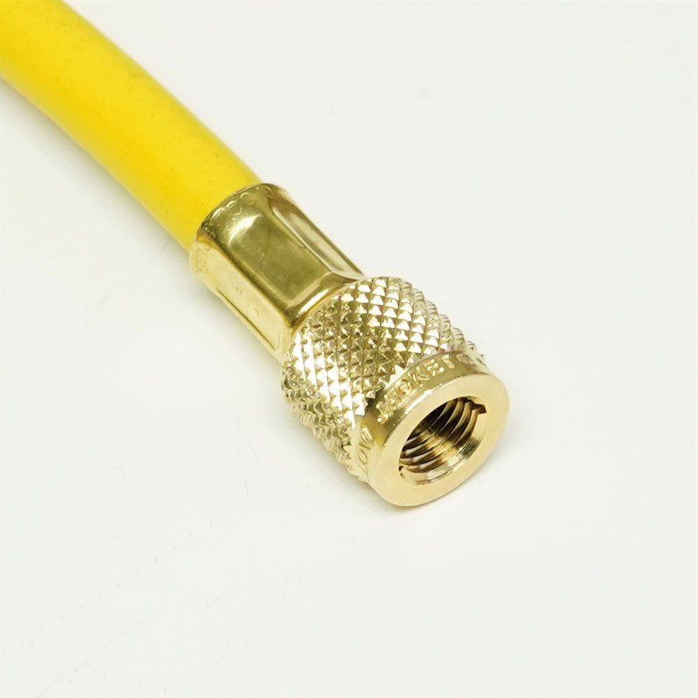Yellow Jacket 21072 PLUS II 1/4" HVAC Charging Hose 72" Yellow