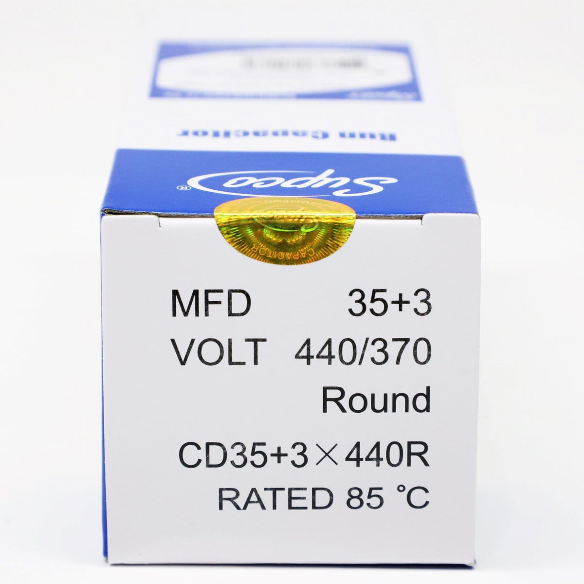 Supco CD35+3X440R HVAC Motor Round Dual Run Capacitor 35 + 3 MFD 440 Volts