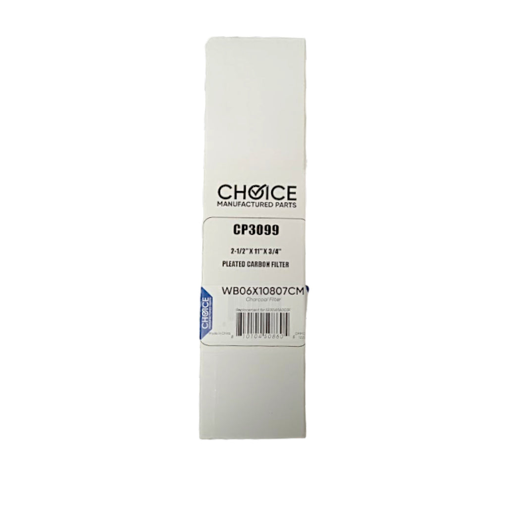 Choice WB06X10807 Microwave Oven Pleated Carbon Charcoal Filter for GE