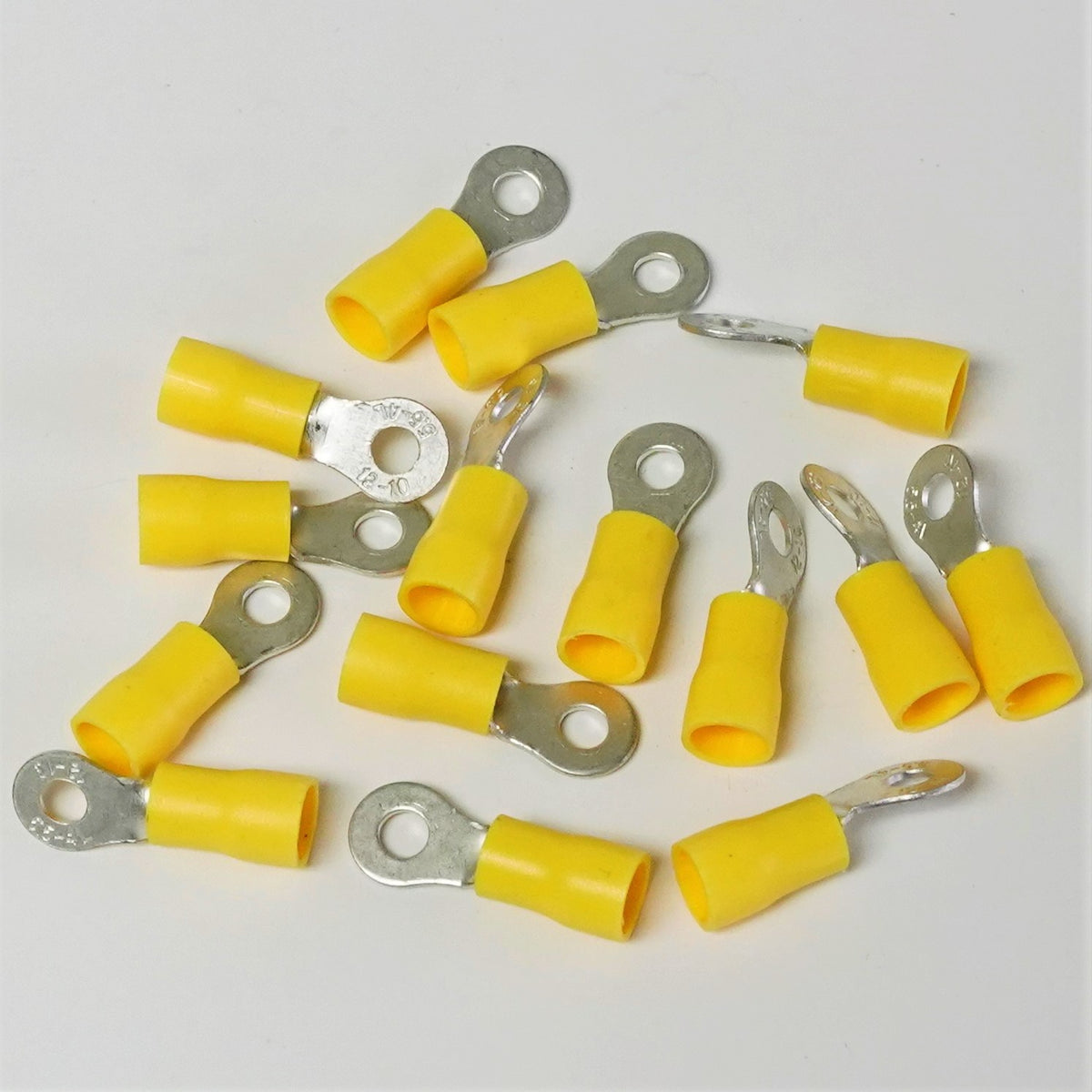 Supco T1036 Insulated Ring Terminal Connector Pack of 15 for 12-10 Wire #8 Stud
