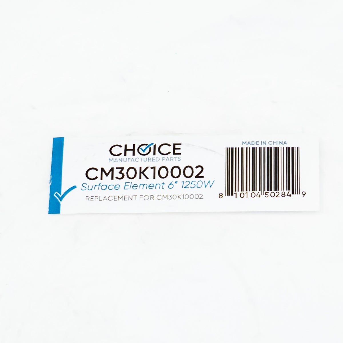 Choice Manufactured Part WB30K10002 for GE Electric Stove Range Burner Eye