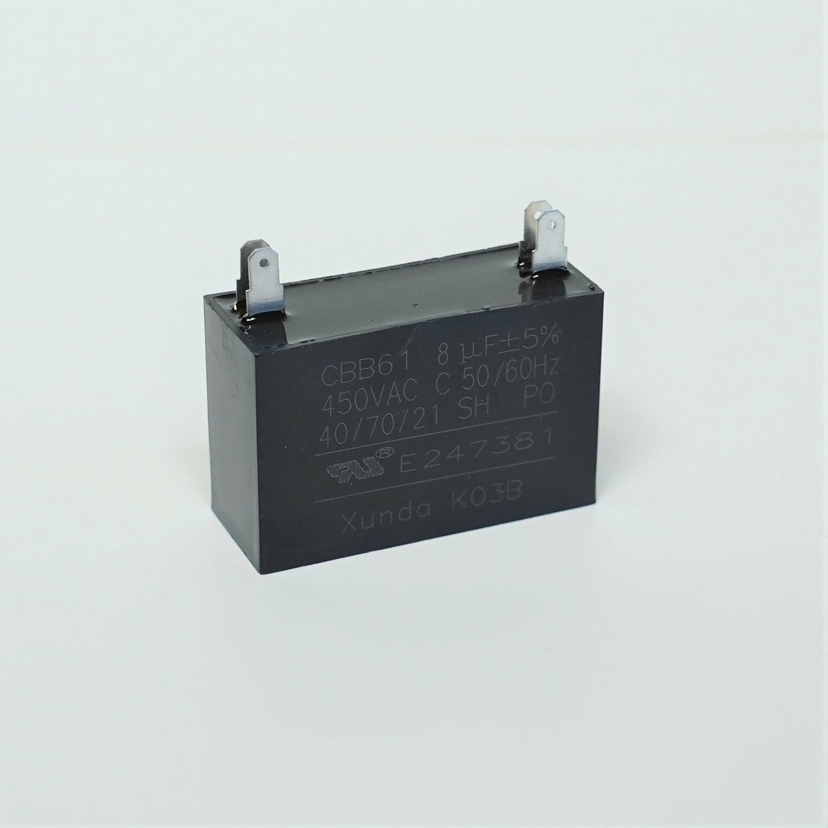 Supco RC8X450 Run Capacitor 8 MFD 450 Volts Mini-Split AC Air Conditioner