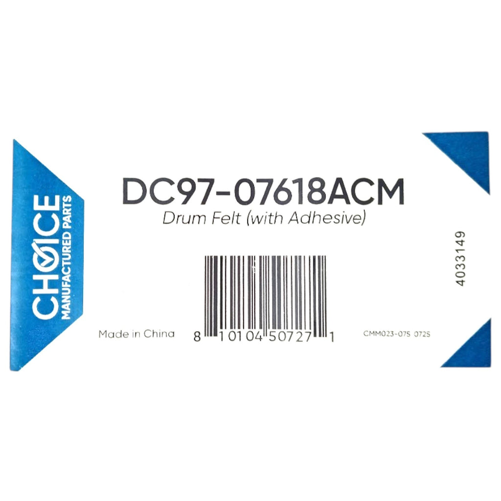 Choice DC97-07618ACM Clothes Dryer Felt Seal Gasket Pad for Samsung