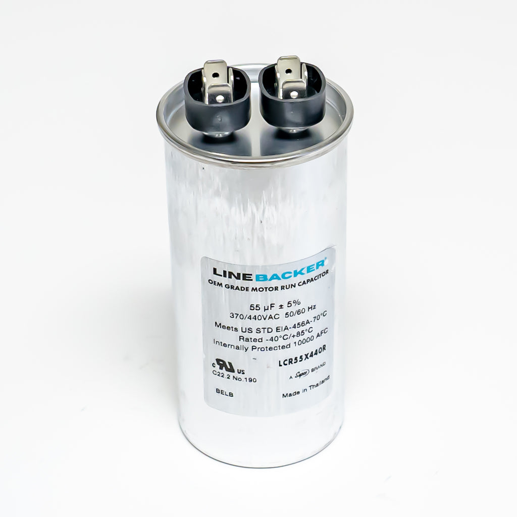 Supco Capacitor Round Run 55 uf mfd 370/440 Volts for HVAC Motors