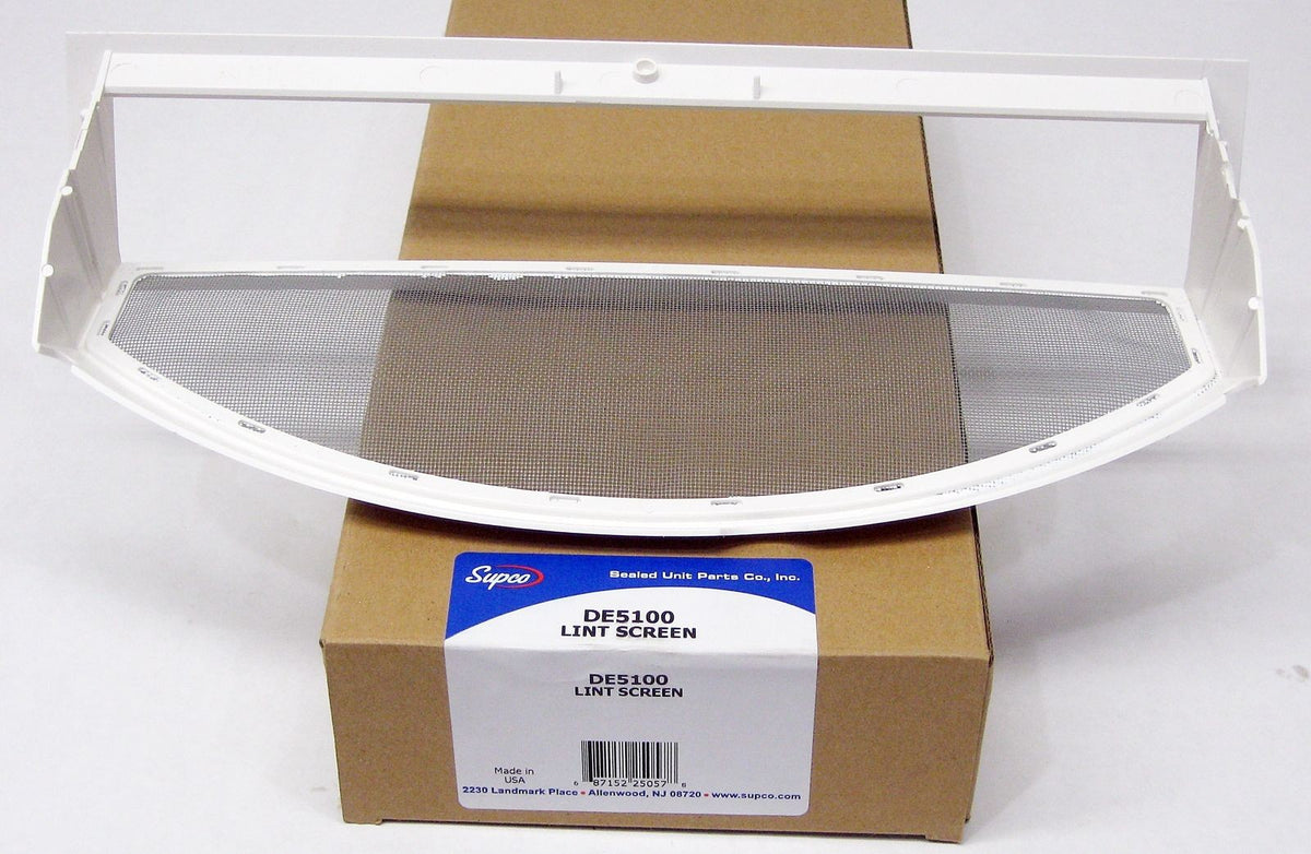 Supco Dryer Lint Screen Filter DE5100 for GE WE18X25100 WE18M28 WE18M19