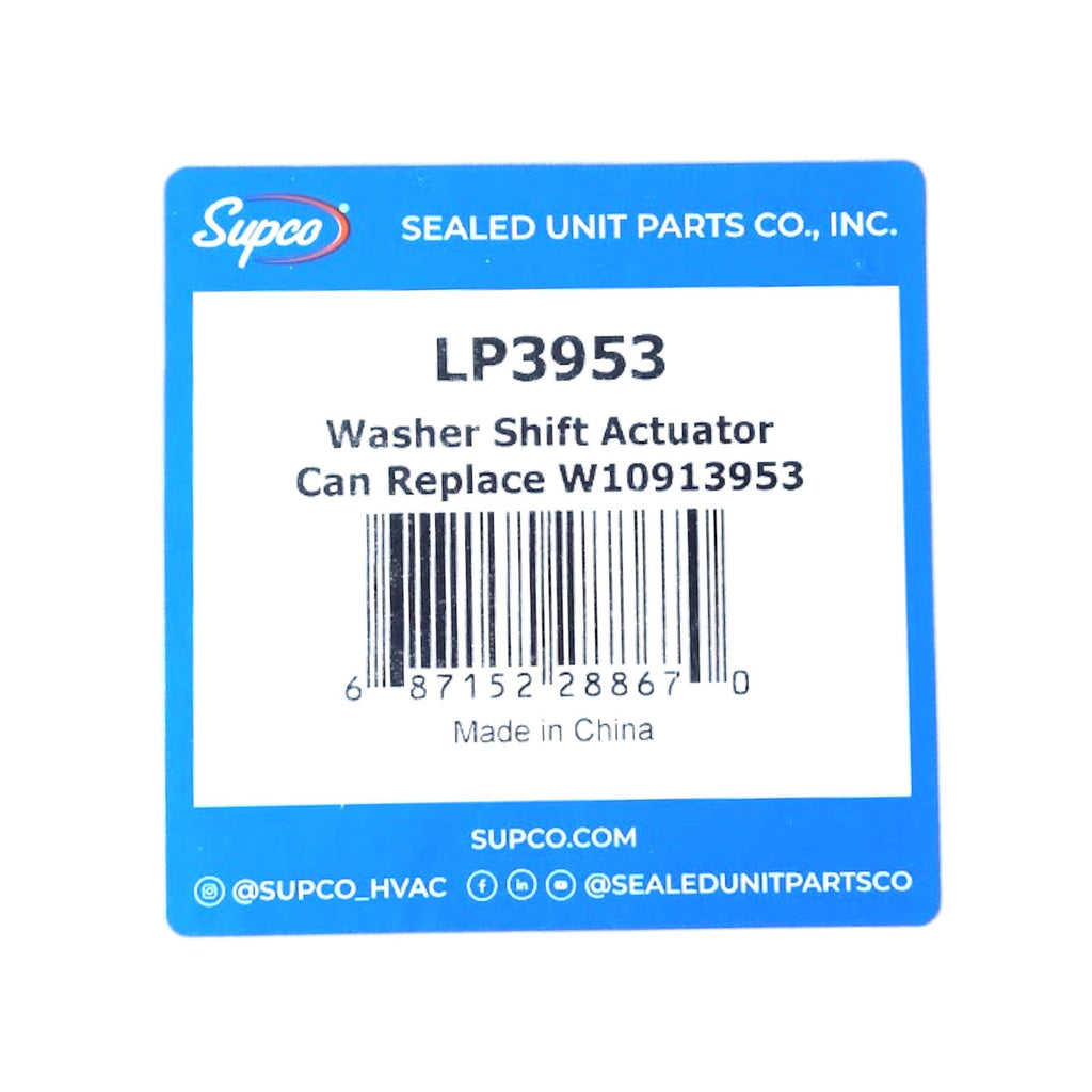 Supco LP3953 Washing Machine Actuator Shifter for W10913953 Whirlpool