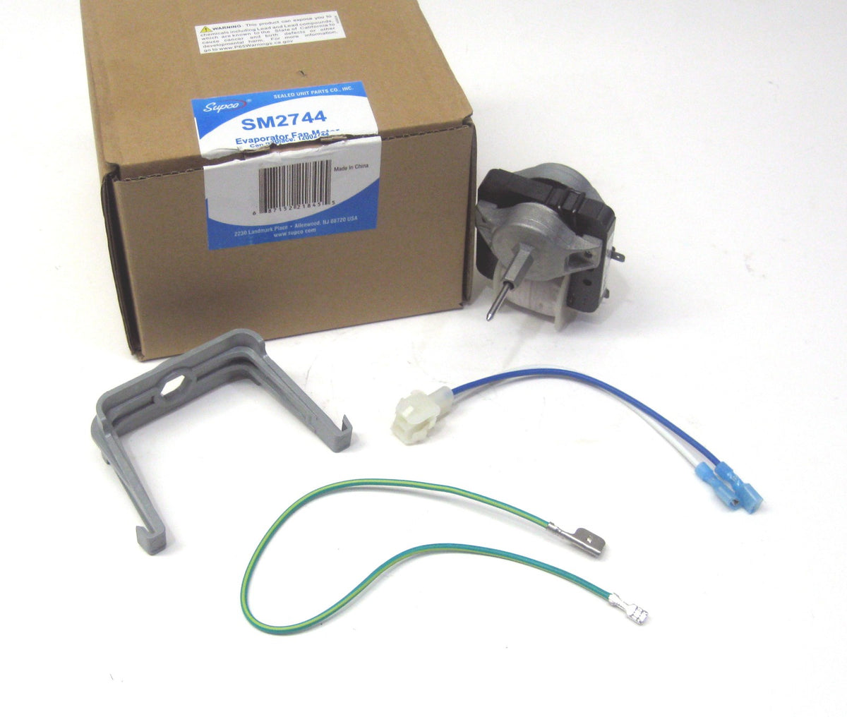 Supco SM2744 Refrigerator Evaporator Fan Motor For 12002744 Whirlpool Maytag