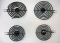 MP24PK 4 PAK Stove Eyes Range Burners Surface Elements 2 Large and 2 Small