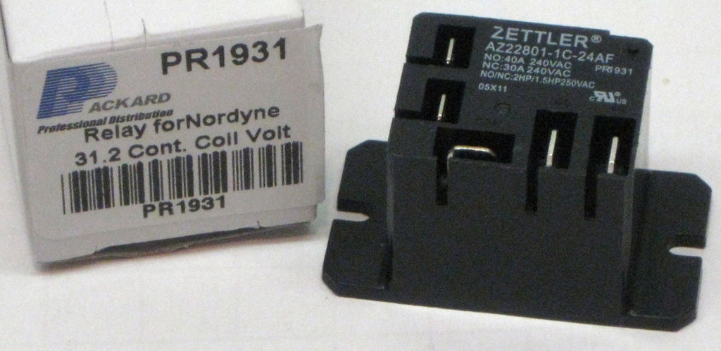 PR1931 Heater Relay for Nordyne 621931 Gibson Miller Maytag Intertherm