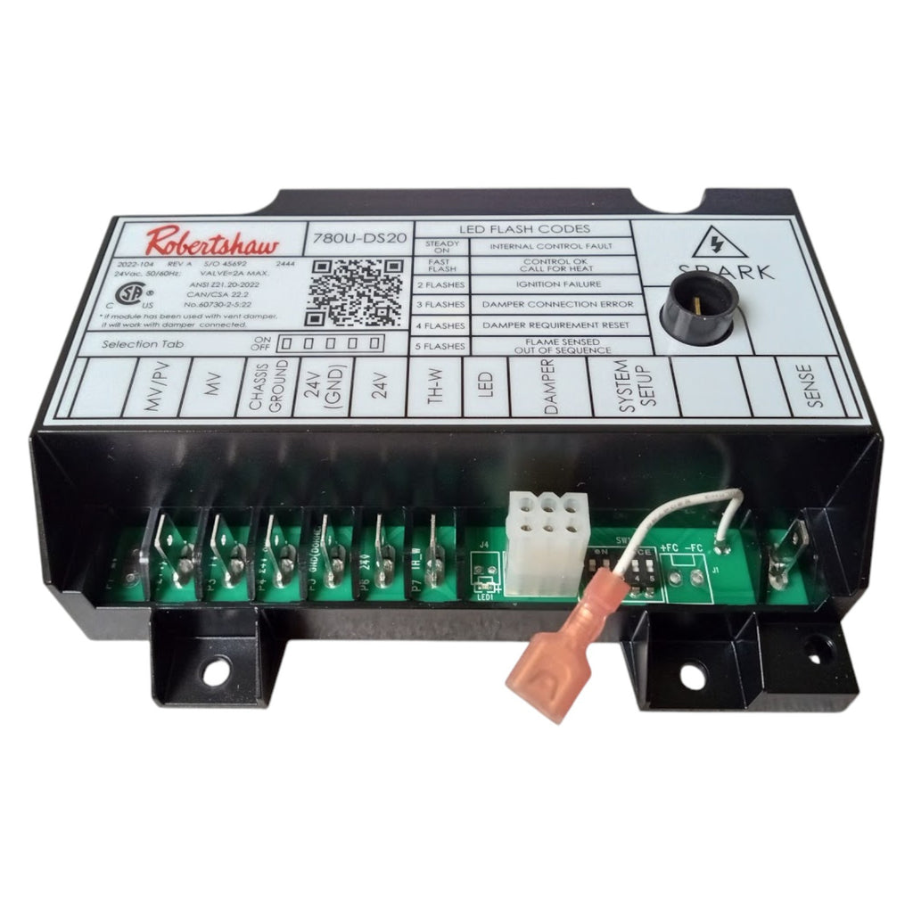 Robertshaw 780U-DS20 Universal Direct Spark Ignition Module for Gas Furnaces