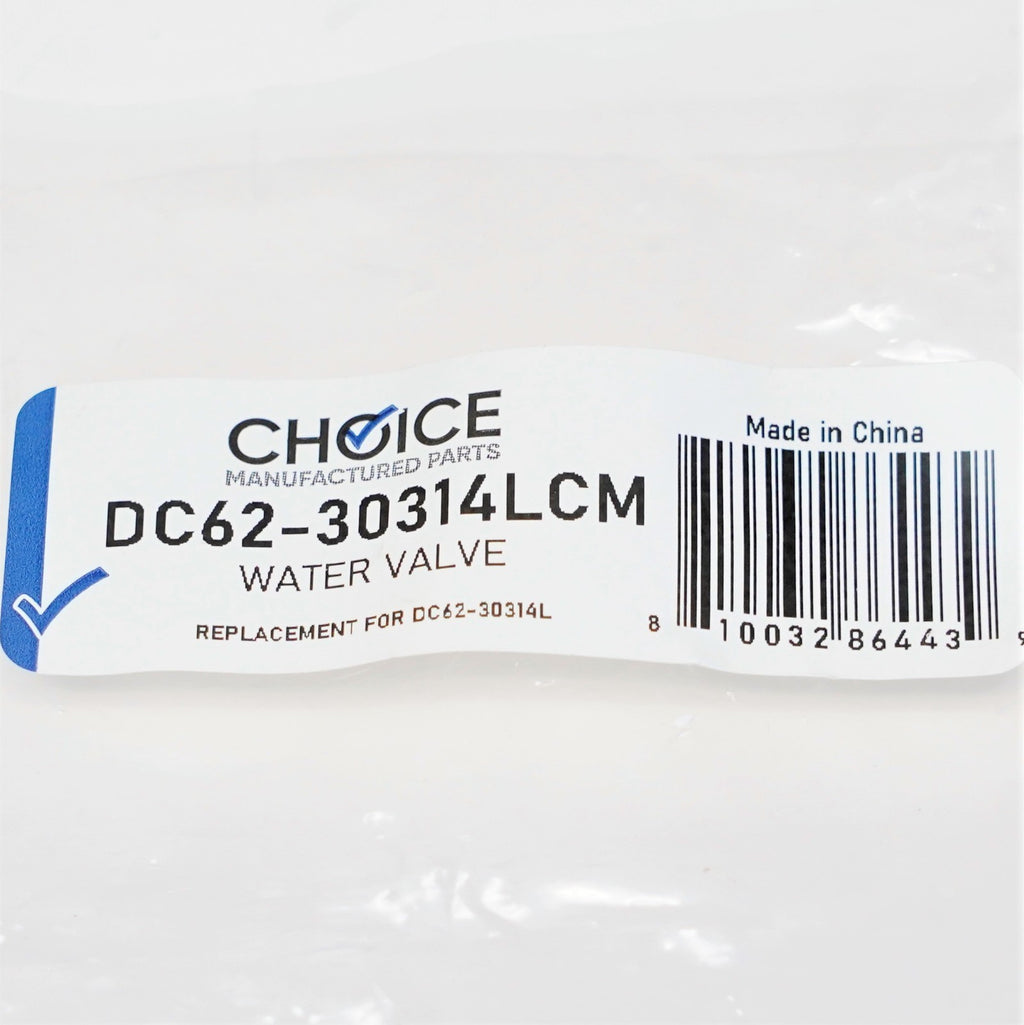 Choice Parts DC62-30314L for Samsung Dishwasher Water Valve