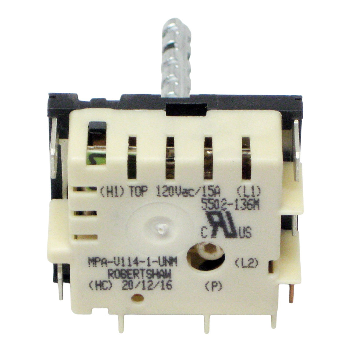 5500-135M Robertshaw Commercial Cooking 120V Electric Infinite Switch Kit