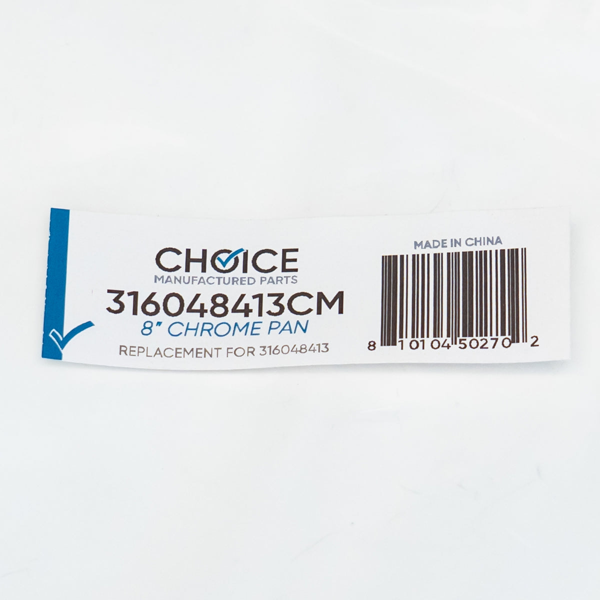 Choice Part 316048413 8" Chrome Stove Drip Pan Bowl for Electrolux Frigidaire