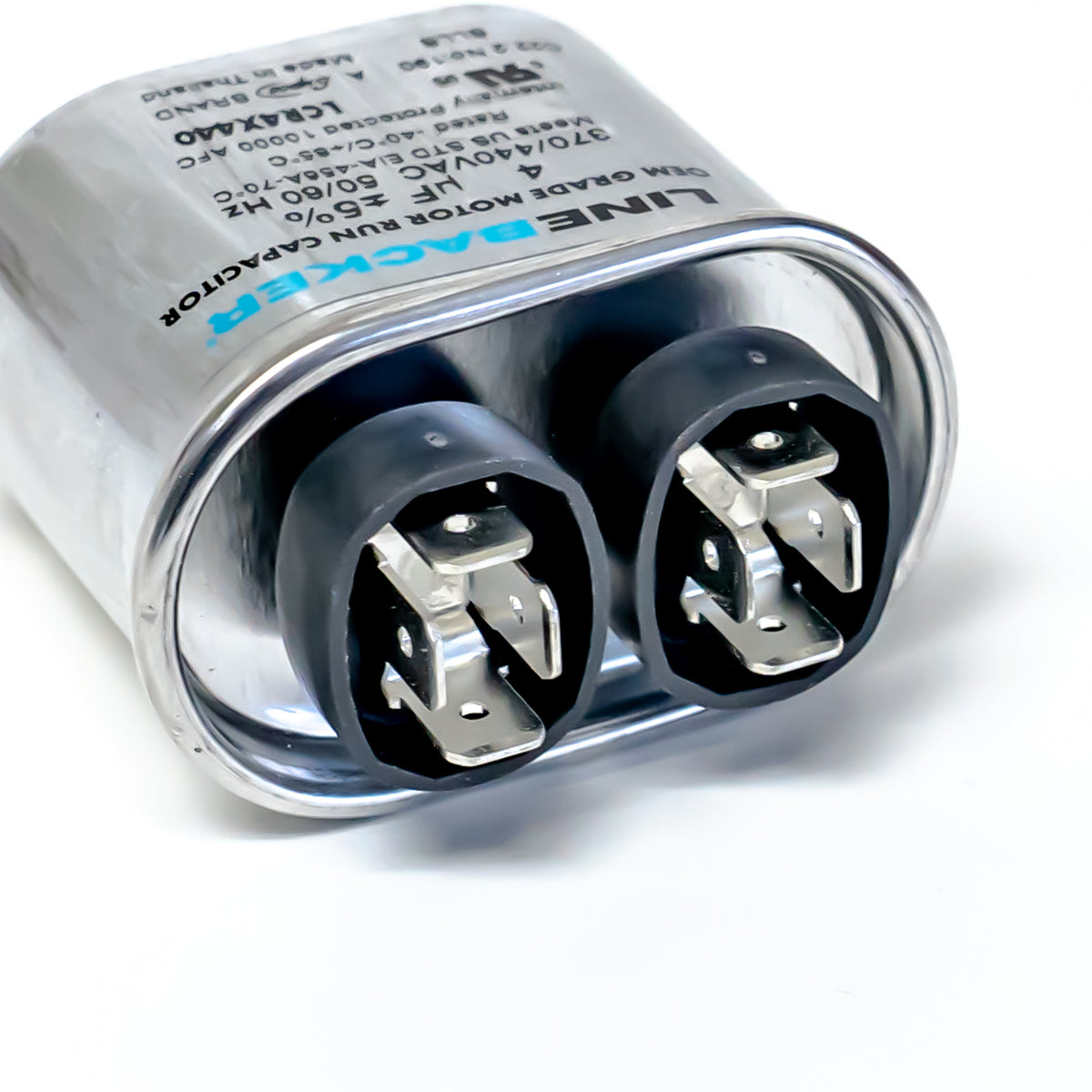 Supco Capacitor Oval Run 4 uf mfd 370/440 Volts for HVAC Motors