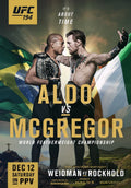 UFC 194 Conor McGregor vs. Jose Aldo Weidman vs Rockhold 11x16 - Poster | Canvas Wall Art Print