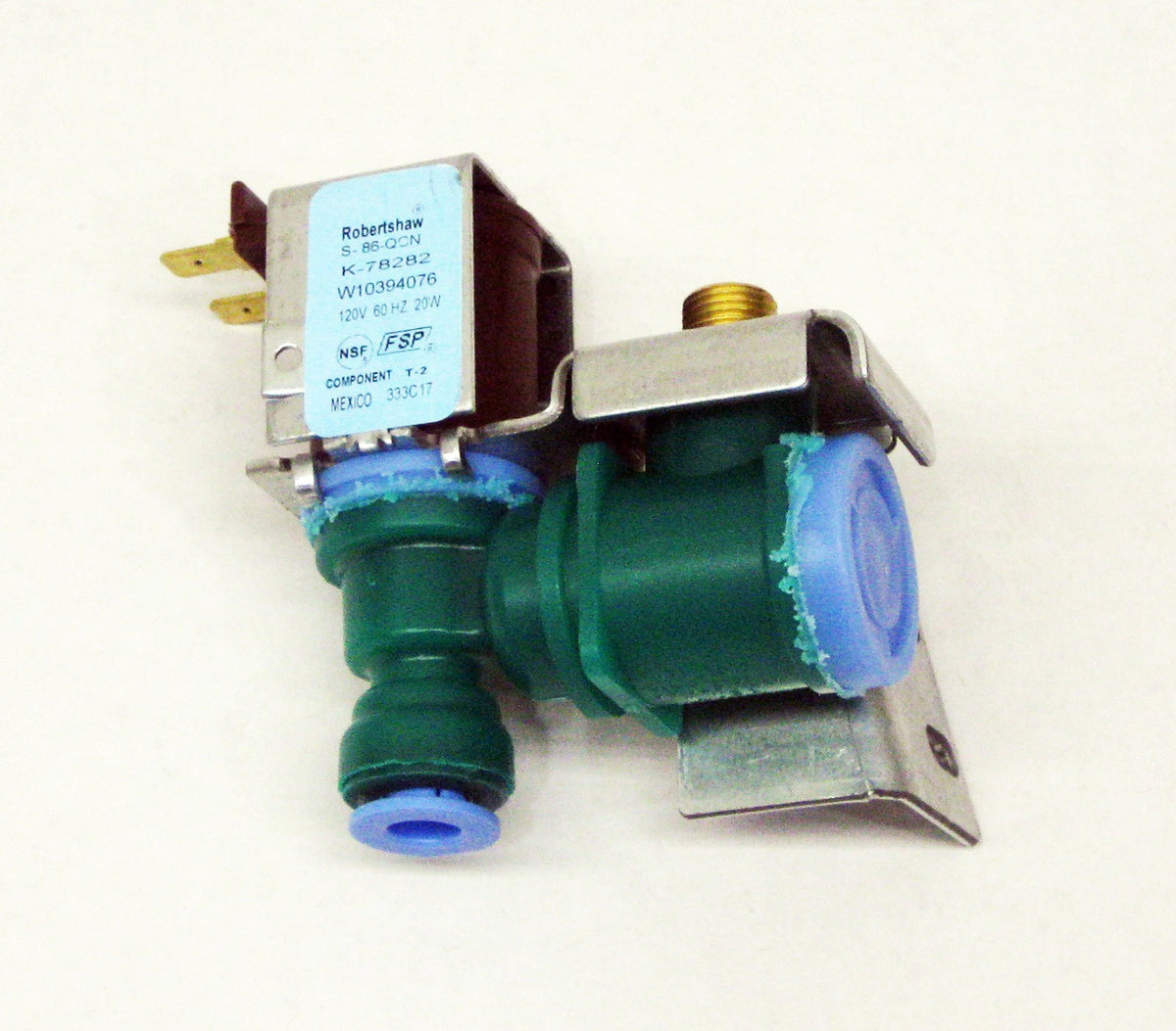 W10394076 for Whirlpool Refrigerator Water Valve (WPW10394076, K-78282)