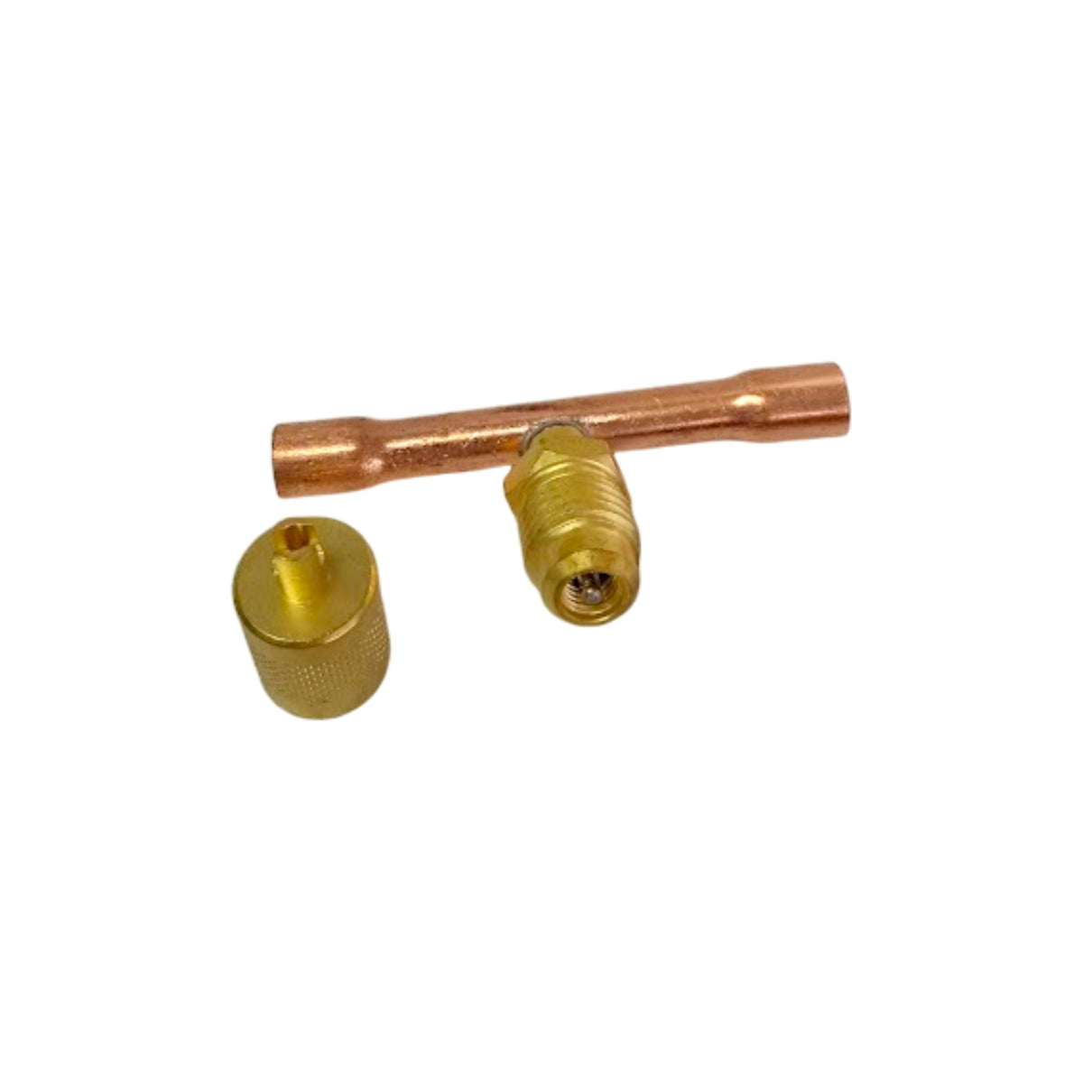Supco SF8414 Copper Tee 1/4" Tube 1/4" Male Flare on Branch