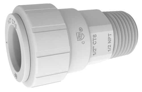 John Guest Speedfit PSEI013628 1 IN CTS x 1 IN NPT Male Connector