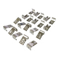Choice T1114 High Temperature Flag Female Slip-ons Pack of 20 for 12-10 Wire