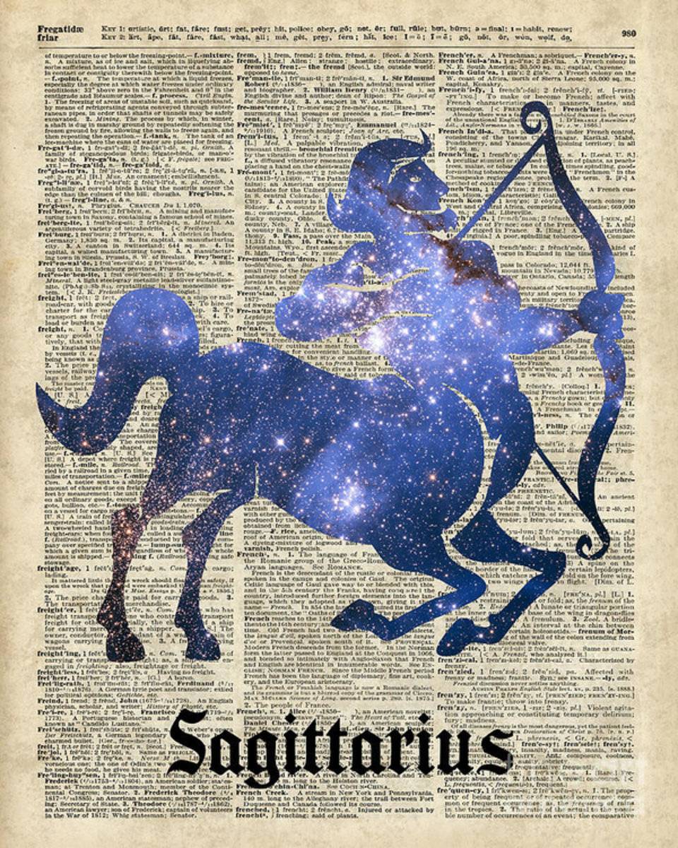 Sagittarius The Centaur Archer - Poster | Canvas Wall Art Print