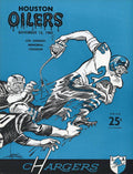 San Diego Chargers Vintage Program 2 - Poster | Canvas Wall Art Print