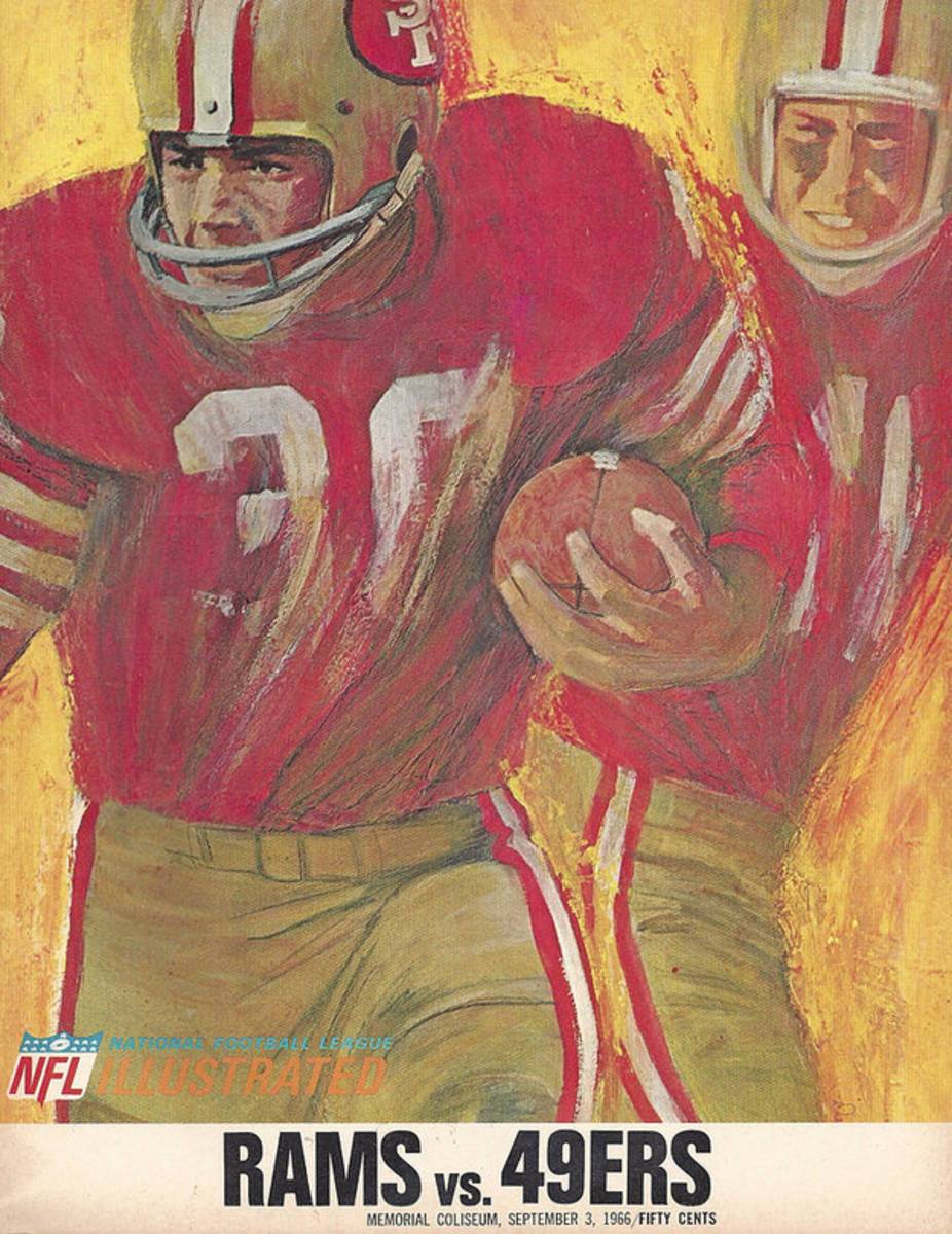San Francisco 49Ers Vintage Program 2 - Poster | Canvas Wall Art Print