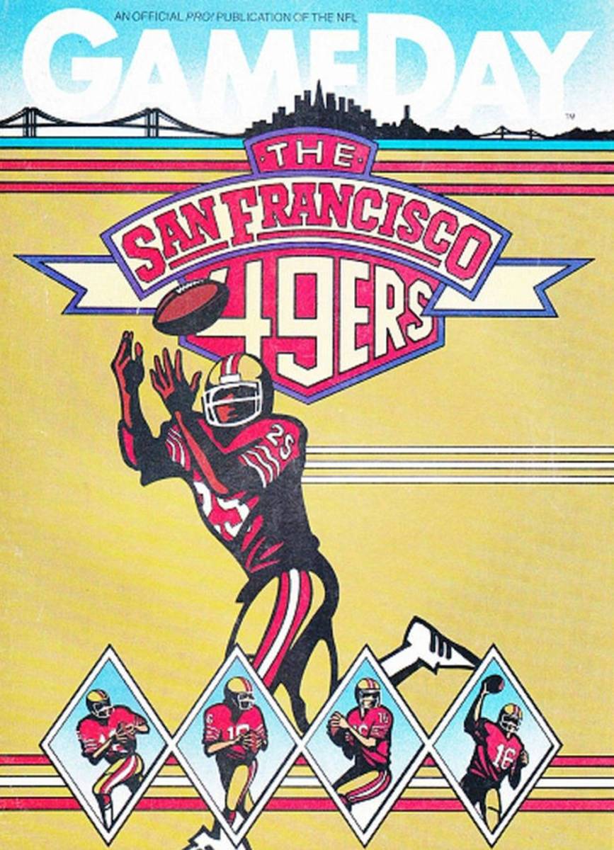 San Francisco 49Ers Vintage Program - Poster | Canvas Wall Art Print
