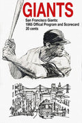 San Francisco Giants 1965 Program - Poster | Canvas Wall Art Print