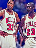 Scottie And Michael - Poster | Canvas Wall Art Print