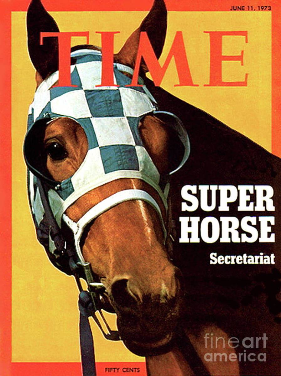 Secretariat, Super Horse, Time Magazine - Poster | Canvas Wall Art Print
