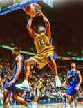 Shaquille O'Neal Los Angeles Lakers Oil Art - Poster | Canvas Wall Art Print