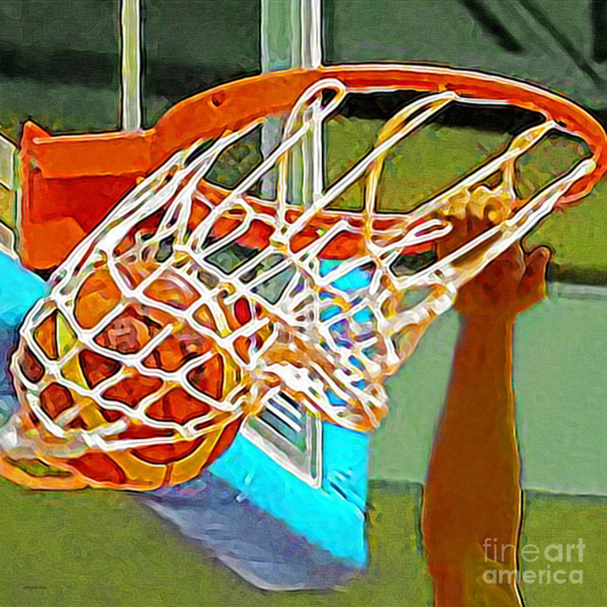 Slam Dunk Basketball 20190106 Square - Poster | Canvas Wall Art Print