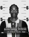Snoop Dogg Mugshot 1993 - T-Shirt - Rapper - Poster | Canvas Wall Art Print