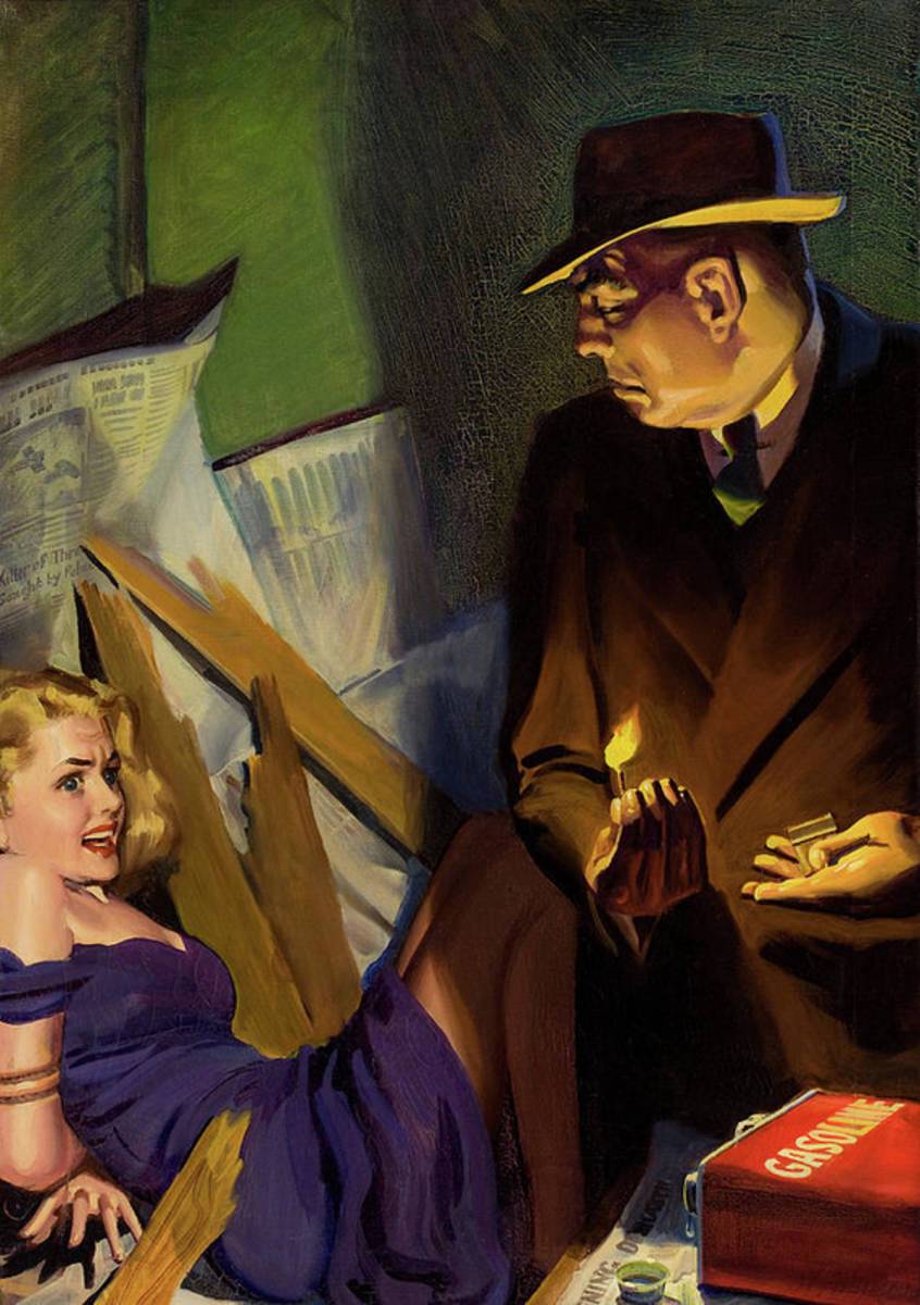 Speed Mystery Pulp Cover - Poster | Canvas Wall Art Print
