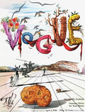 Spring Letters With A Visage Of Dali - Poster | Canvas Wall Art Print