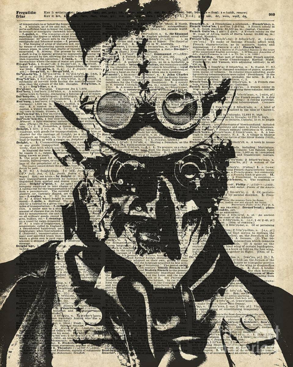Steampunk Guy - Poster | Canvas Wall Art Print