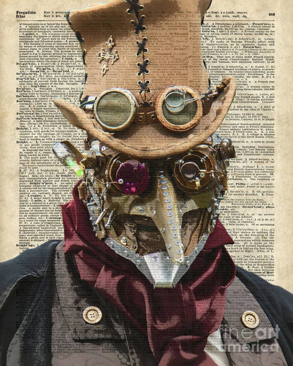 Steampunk Robot - Poster | Canvas Wall Art Print