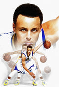 Steph Curry 2017 Profile - Poster | Canvas Wall Art Print