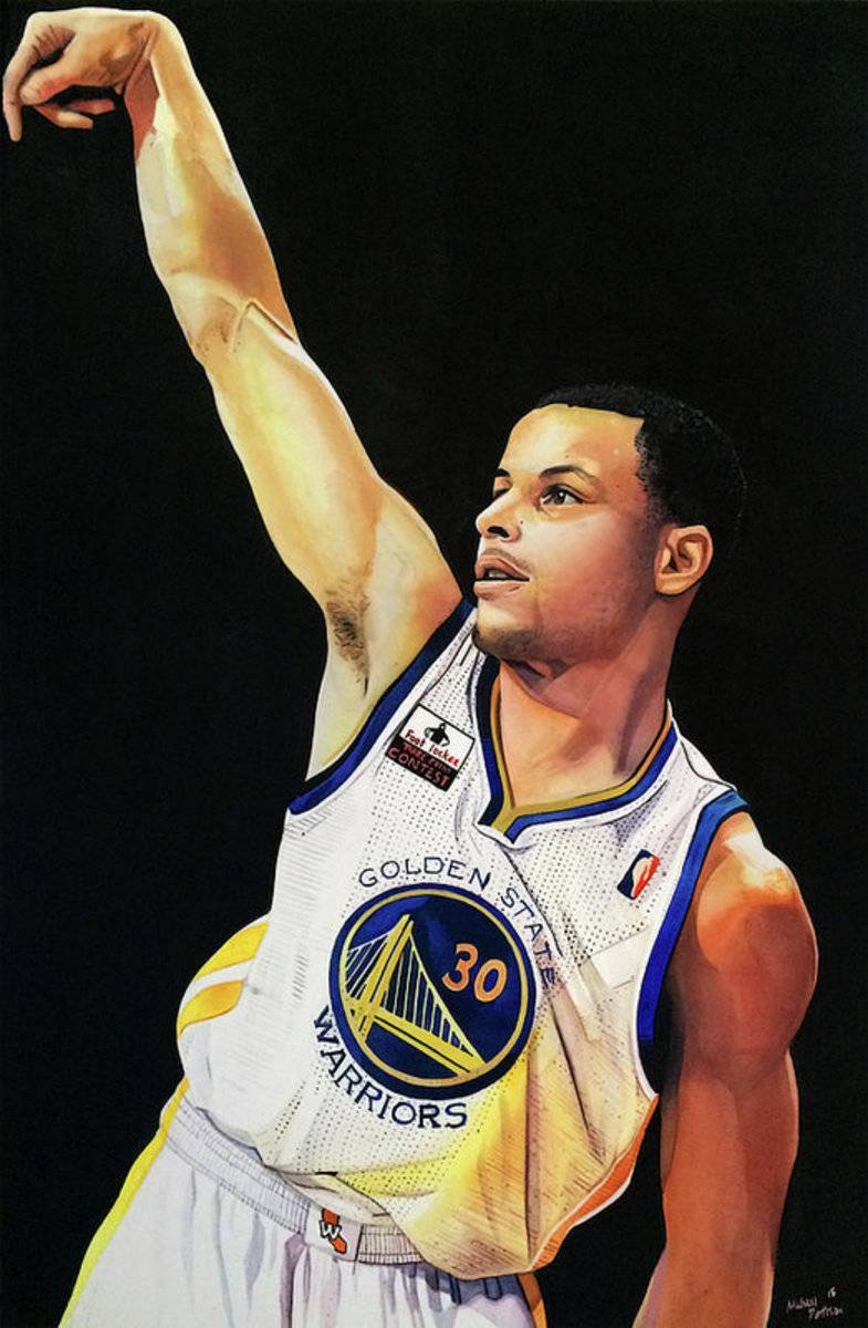 Stephen Curry Gold State Warriors - Poster | Canvas Wall Art Print