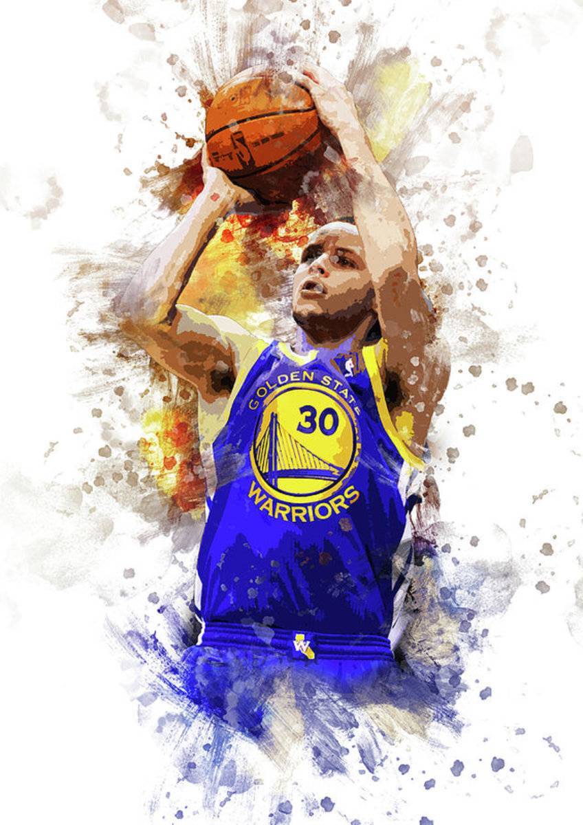 Stephen Curry, Golden State Warriors - Poster | Canvas Wall Art Print