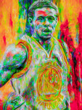 Stephen Curry Golden State Warriors Digital Painting - Poster | Canvas Wall Art Print