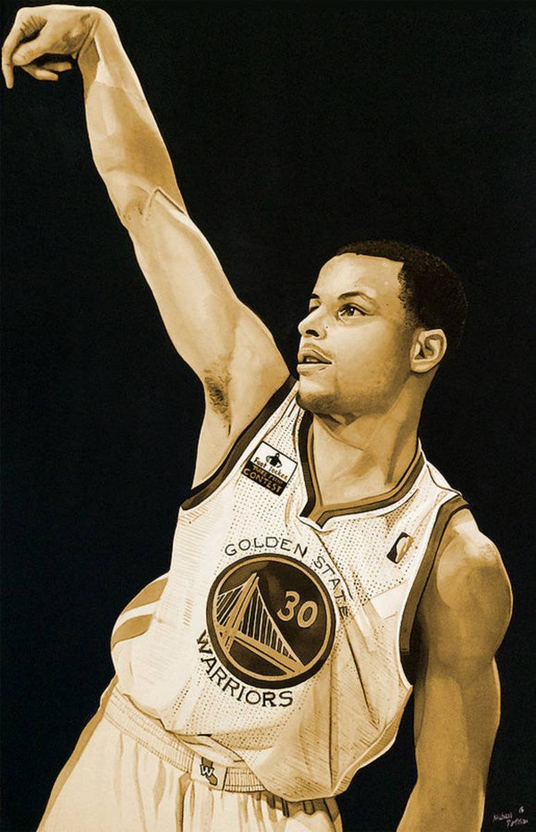 Stephen Curry Golden State Warriors - Poster | Canvas Wall Art Print