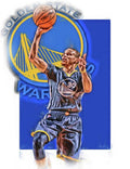 Stephen Curry Golden State Warriors Oil Art 2 - Poster | Canvas Wall Art Print