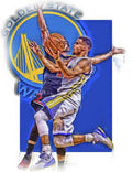 Stephen Curry Golden State Warriors Oil Art - Poster | Canvas Wall Art Print