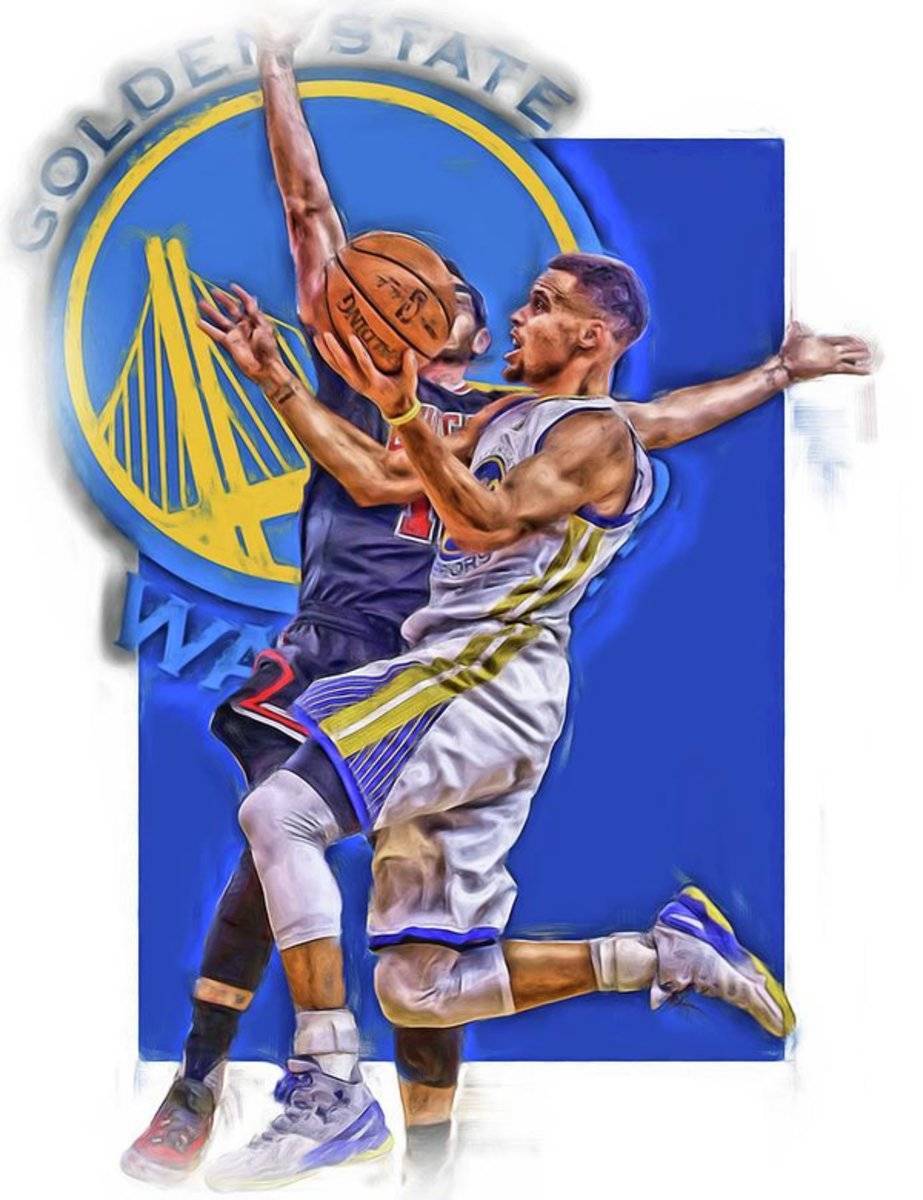 Stephen Curry Golden State Warriors Oil Art - Poster | Canvas Wall Art Print